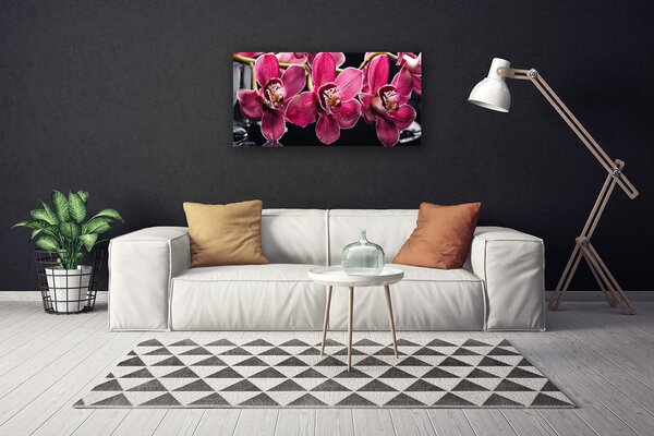 Tablou pe panza canvas Flori Floral Roșu
