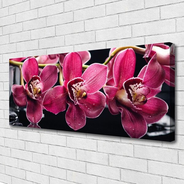 Tablou pe panza canvas Flori Floral Roșu
