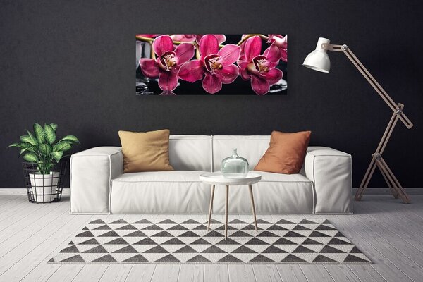 Tablou pe panza canvas Flori Floral Roșu