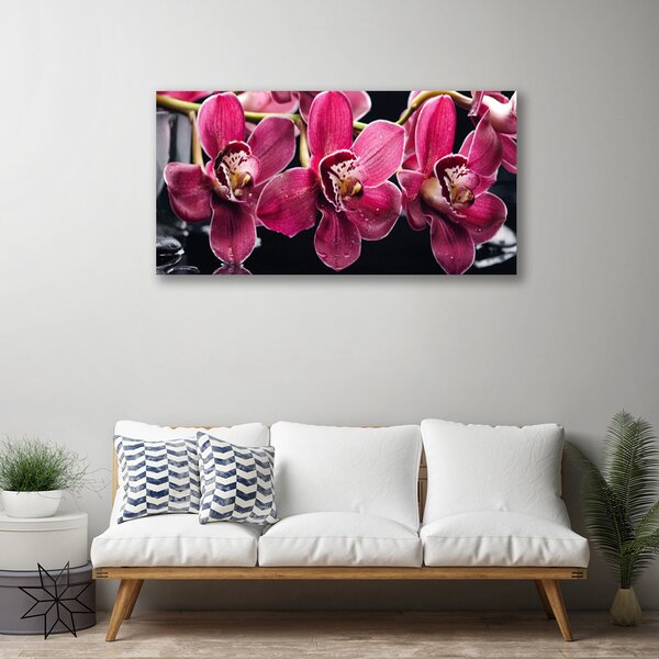Tablou pe panza canvas Flori Floral Roșu