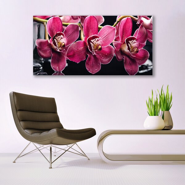 Tablou pe panza canvas Flori Floral Roșu