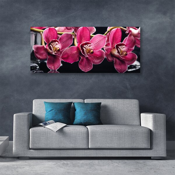 Tablou pe panza canvas Flori Floral Roșu