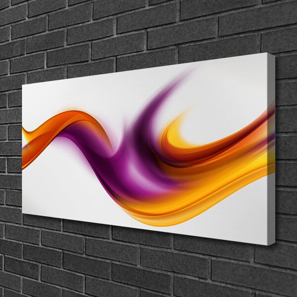 Tablou pe panza canvas Abstract Art Gri Verde Roșu