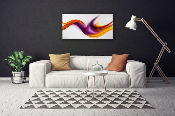 Tablou pe panza canvas Abstract Art Gri Verde Roșu