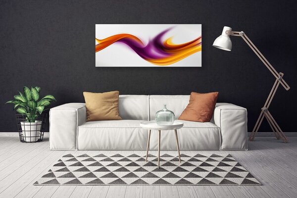 Tablou pe panza canvas Abstract Art Gri Verde Roșu