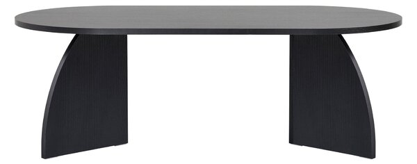 Masuta de cafea STONE ARCH, lemn negru