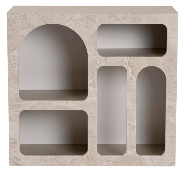 Masuta consola BELUNO, travertine/bej