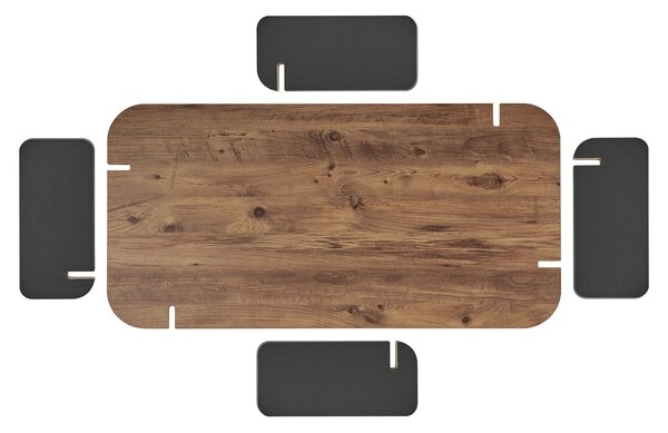 Masuta de cafea TABRIO, pin Atlantic/antracit
