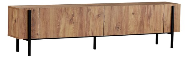Suport TV ZENORI 180 cm, pin Atlantic/negru