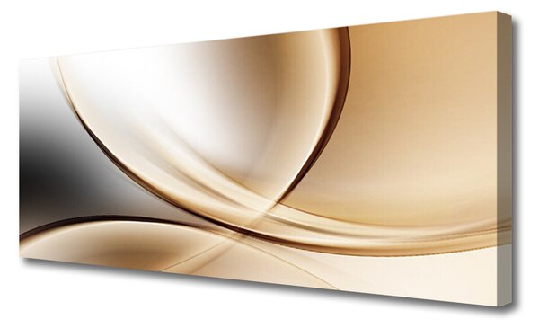 Tablou pe panza canvas Abstract Art Gri Maro Galben