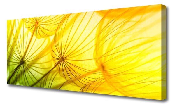 Tablou pe panza canvas Păpădie Floral Verde Galben