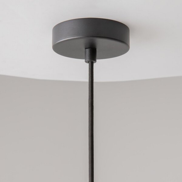 Maytoni lampă suspendată Cambio, maro, Ø 47,5 cm, pâslă, E27, reglabil, Maro / Rugină, Camera de zi / sufragerie, Țesătură / Textil, Modern