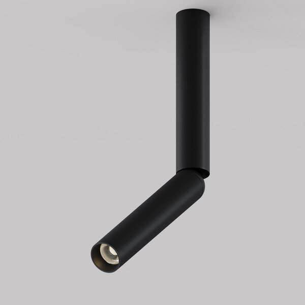 Maytoni LED spot de tavan Focus T, negru, înălțime 30cm mobil, Negru, Hol, Aluminiu