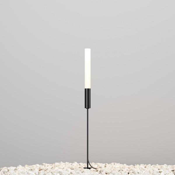 Maytoni bornă luminoasă LED Flare, 59 cm, țepușă de sol, grafit, IP65, Negru, Aluminiu, Modern, Boltă de exterior / cale de acces