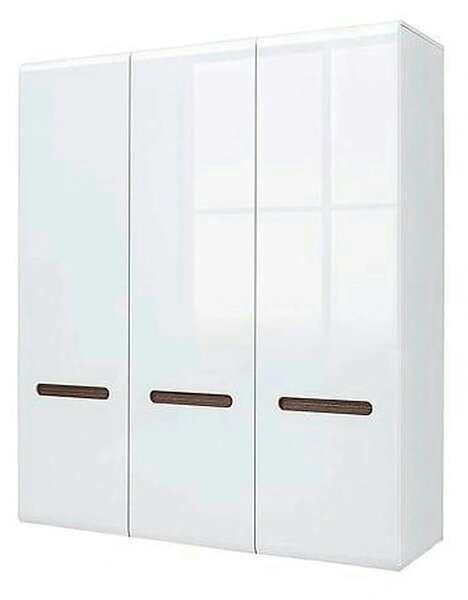Dulap AZTECA TRIO, alb, cu 3 usi, 180x57x210 cm