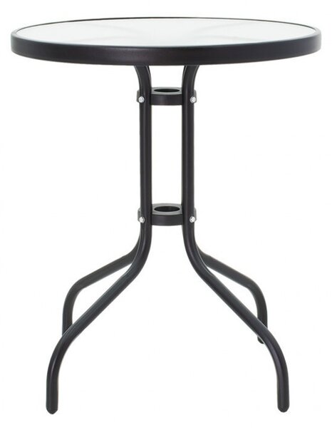 Masa de Gradina Watson Negru 60x60x70 cm