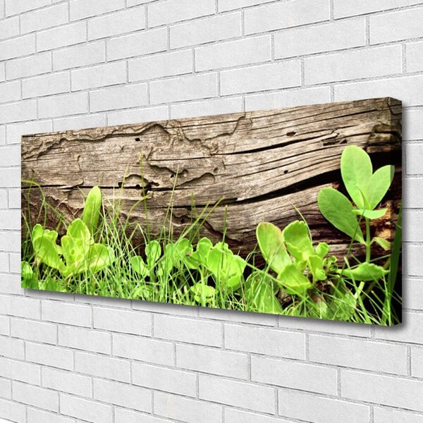 Tablou pe panza canvas Iarbă Frunze verde florale