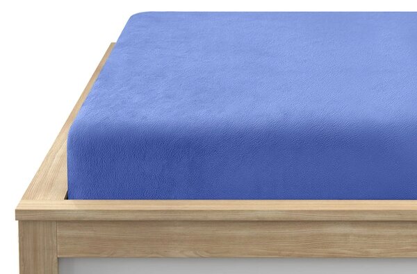 Cearsaf Cocolino microplus cu elastic SOFT 90x200 cm albastru