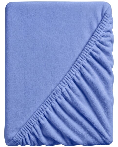 Cearsaf Cocolino microplus cu elastic SOFT 90x200 cm albastru