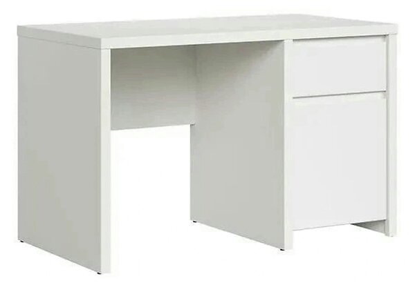 Birou KASPIAN, alb mat, PAL infoliat, 120x65x77 cm