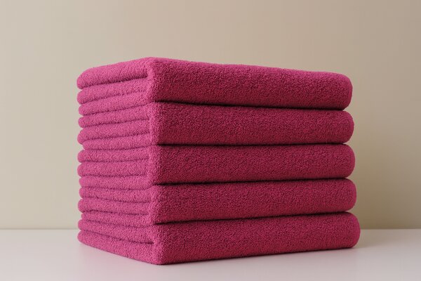 Set 5 prosoape Baie Bumbac 100%, 70x140 Cm - Moi si Absorbante