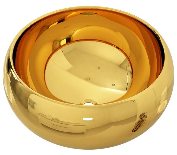 Chiuvetă, auriu, 40 x 15 cm, ceramică