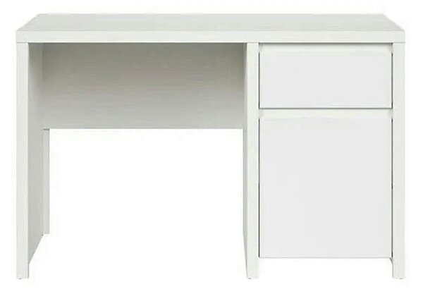 Birou KASPIAN, alb mat, PAL infoliat, 120x65x77 cm