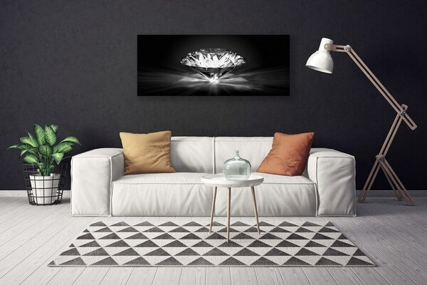Tablou pe panza canvas Diamond Art negru