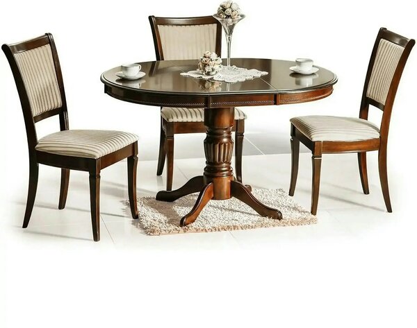 Masa bucatarie maro MARGO, 90/125X90X75