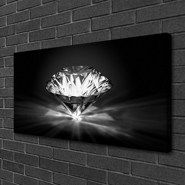 Tablou pe panza canvas Diamond Art negru