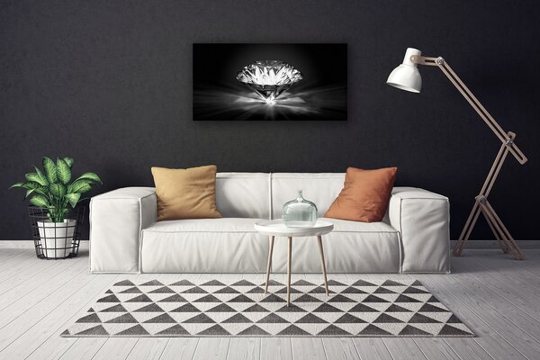 Tablou pe panza canvas Diamond Art negru