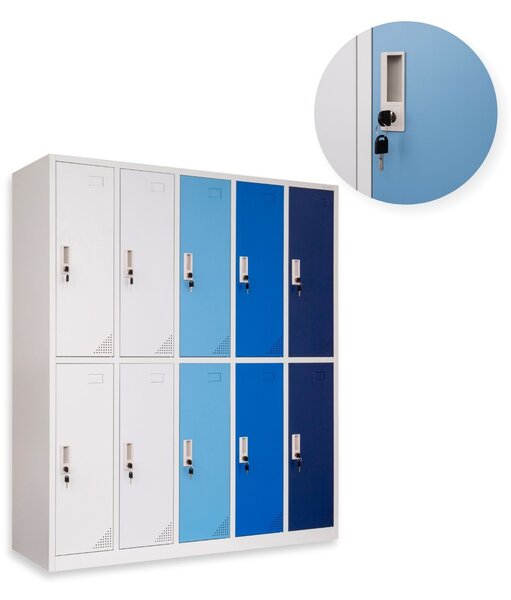 Dulap de vestiar pentru copii Oxford Blue