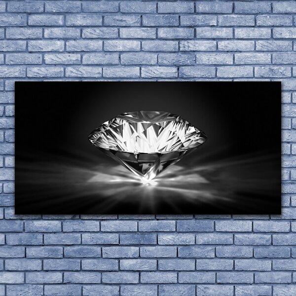 Tablou pe sticla Diamond Art negru