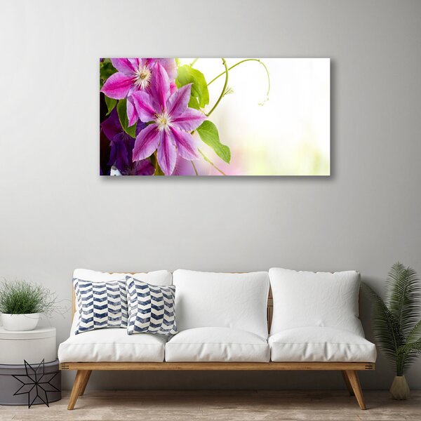 Tablou pe panza canvas Flori roz Floral