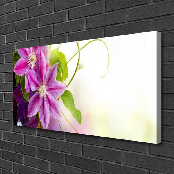 Tablou pe panza canvas Flori roz Floral