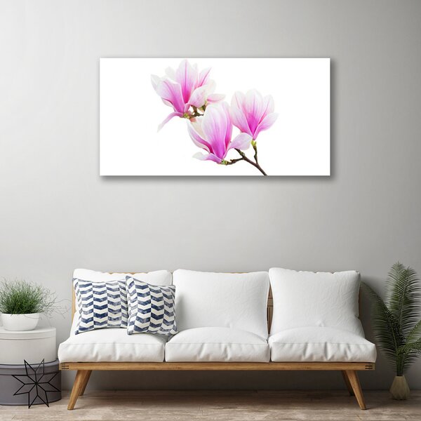 Tablou pe panza canvas Flori roz Floral