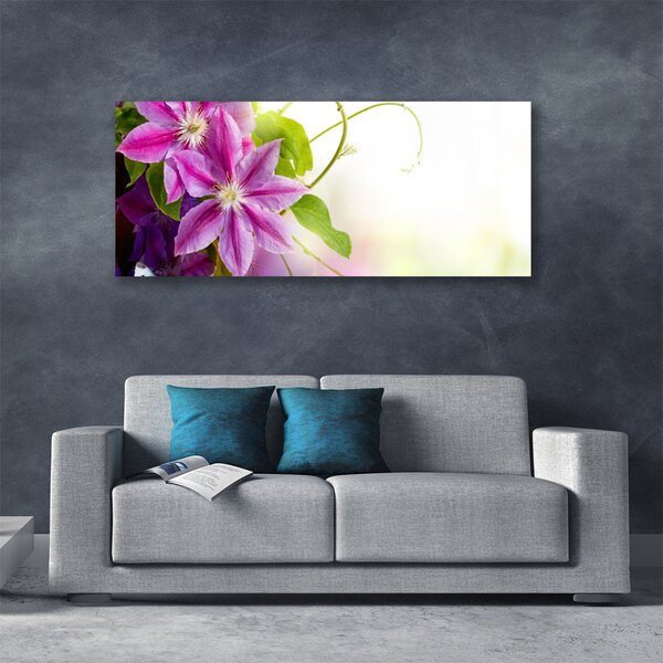 Tablou pe panza canvas Flori roz Floral