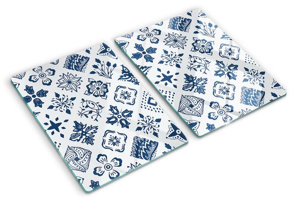 Tocător de bucătărie Motiv floral în stil popular