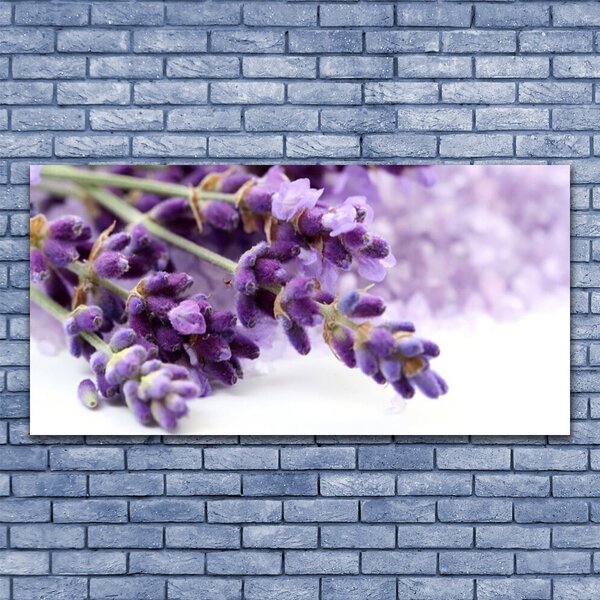 Tablou pe panza canvas Flori Floral violet