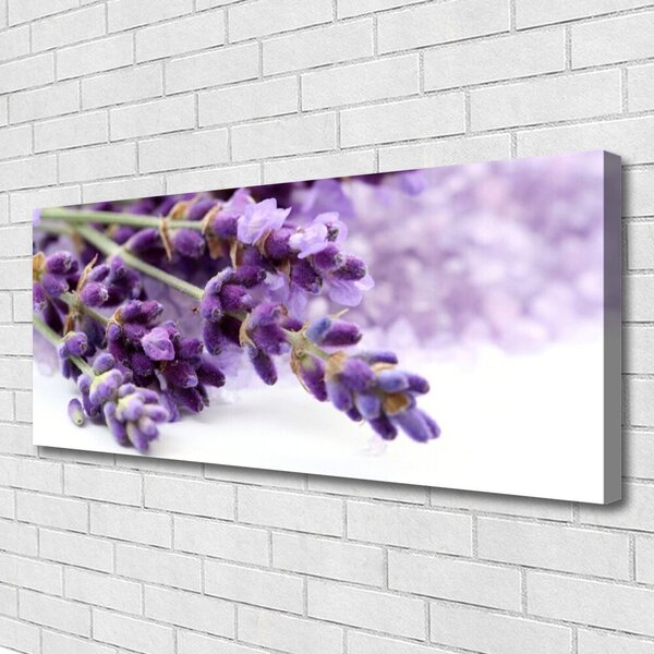 Tablou pe panza canvas Flori Floral violet