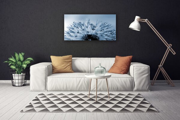 Tablou pe panza canvas Păpădie Floral Albastru