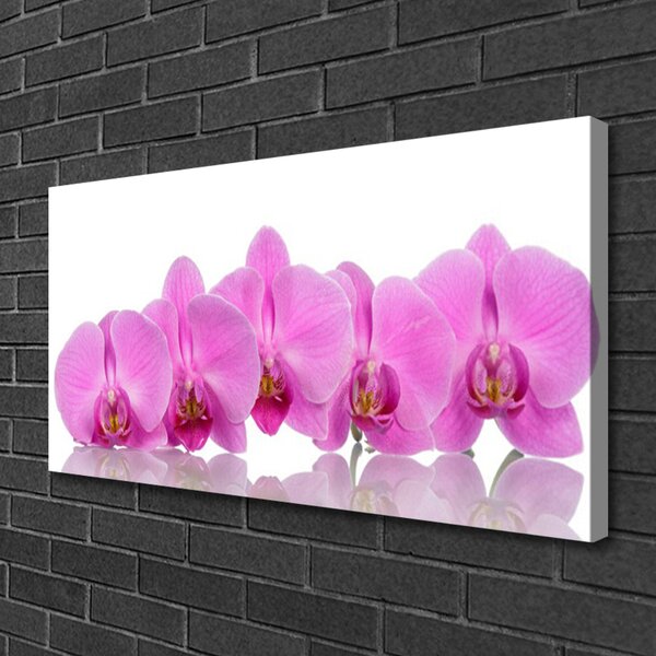 Tablou pe panza canvas Flori roz Floral