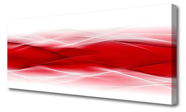 Tablou pe panza canvas Abstract Art Roșu Portocaliu Alb