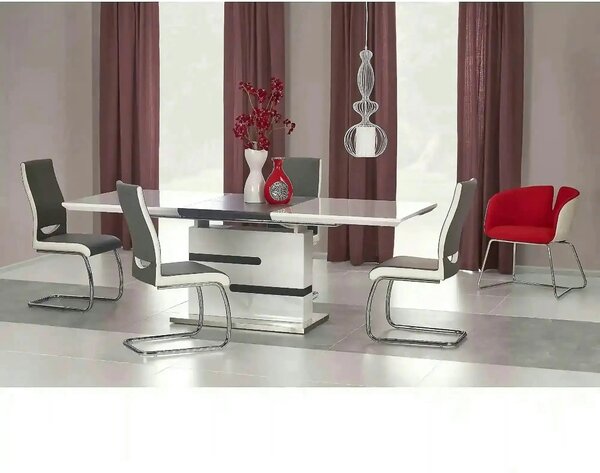 Masa extensibila MONACO, alb, 160/220x90x76 cm