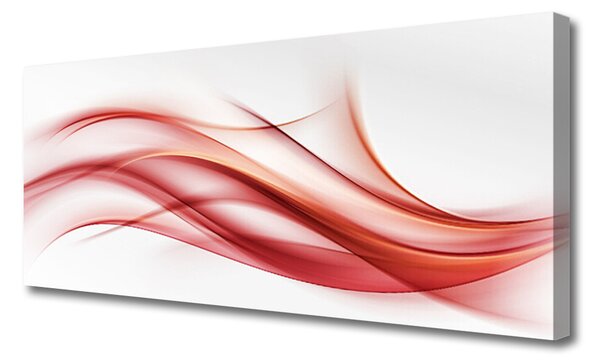 Tablou pe panza canvas Rezumat Arta Orange Alb