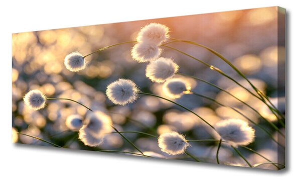 Tablou pe panza canvas Flori Floral Gray