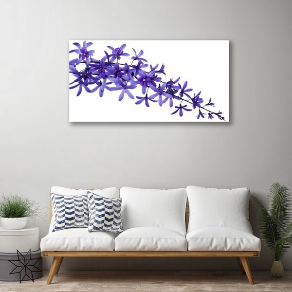 Tablou pe panza canvas Flori Floral violet