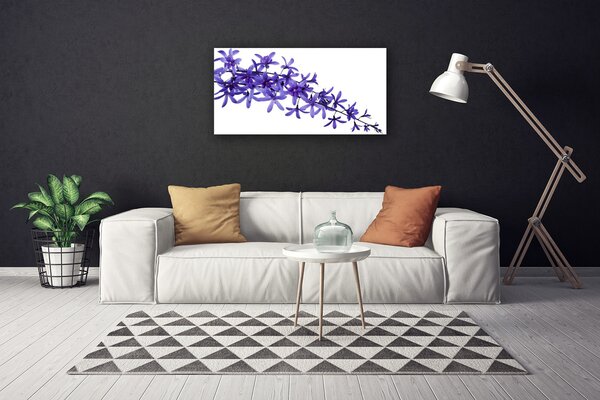 Tablou pe panza canvas Flori Floral violet
