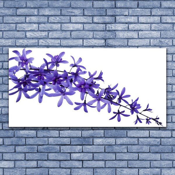 Tablouri acrilice Flori Floral violet