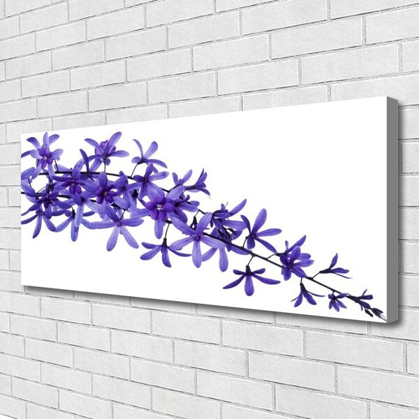 Tablou pe panza canvas Flori Floral violet